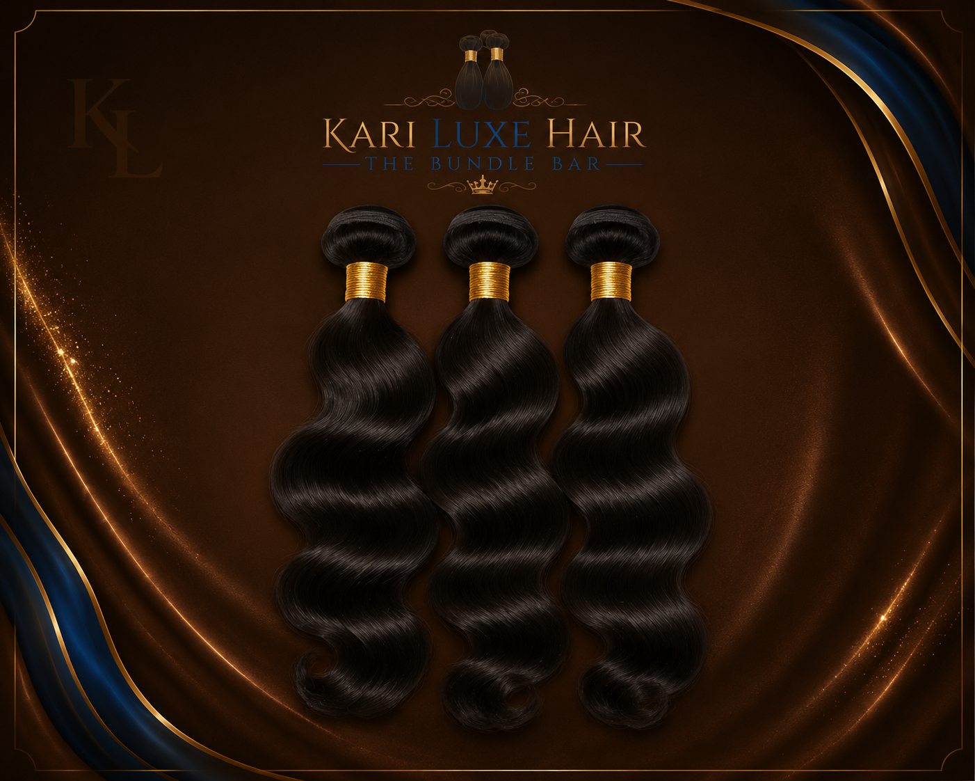 The Glam inches - Natural wave bundles